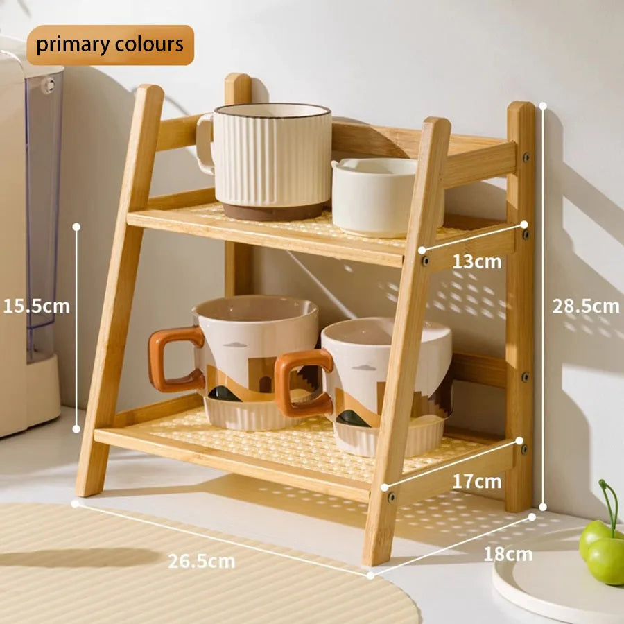 MesaWorks™ Elite Bamboo Tiered Gallery