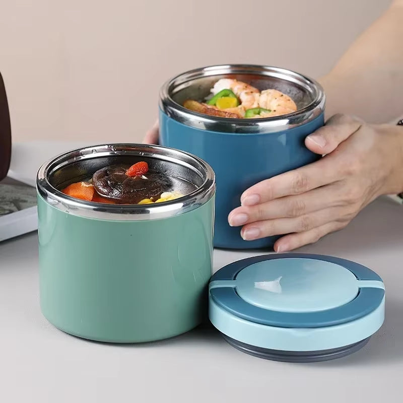 630/1000Ml Food Thermal Jar Insulated Soup Cup Thermos Containers Stainless Steel Lunch Box Thermo Keep Hot for School Children
