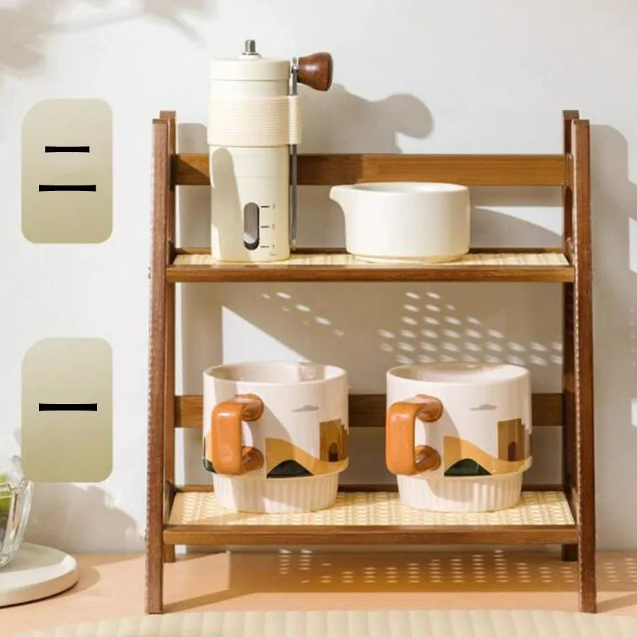 MesaWorks™ Elite Bamboo Tiered Gallery