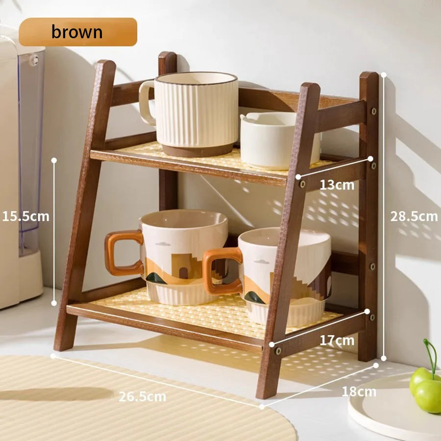 MesaWorks™ Elite Bamboo Tiered Gallery