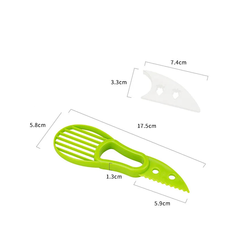 3-in-1 Avocado Slicer, Pitter and Cutter Tool - Multi-Function Fruit Slicer - MesaWorks™