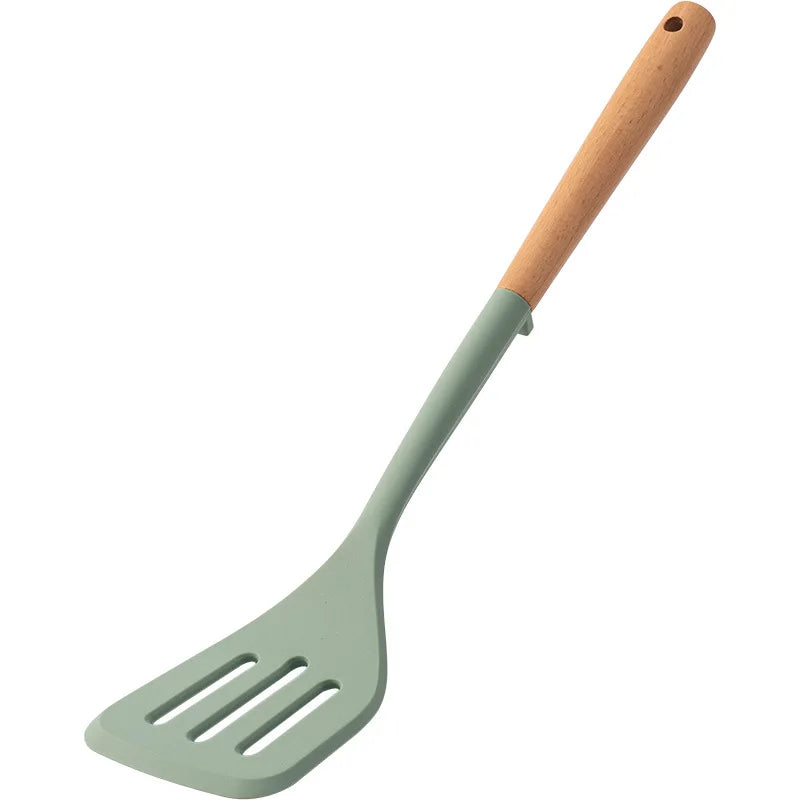 MesaWorks™ Organic Silicone & Wood Utensil Set.