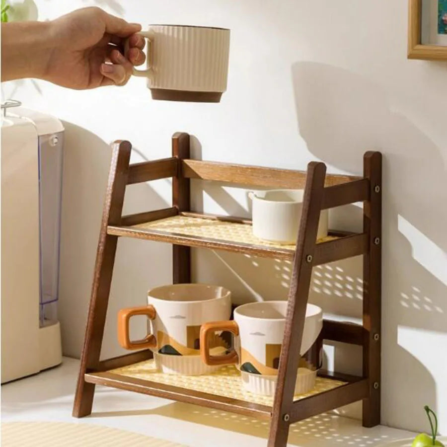 MesaWorks™ Elite Bamboo Tiered Gallery