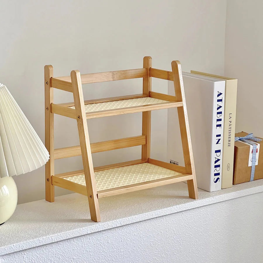 MesaWorks™ Elite Bamboo Tiered Gallery